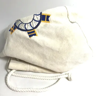 Pre-owned Hermes White Cotton Shoulder Bag ()