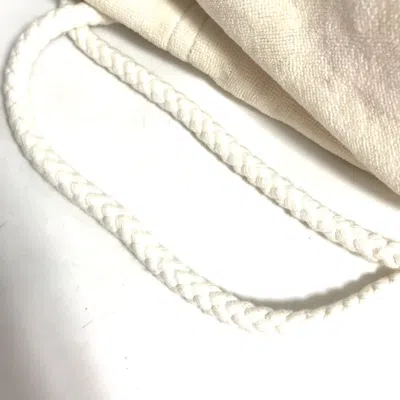 Pre-owned Hermes White Cotton Shoulder Bag ()