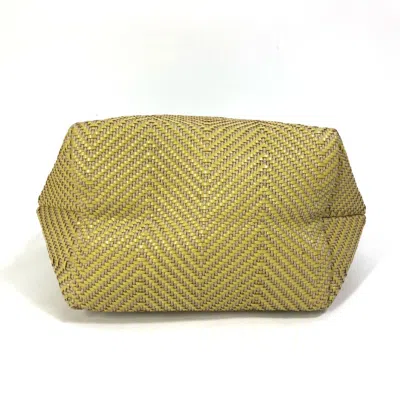 Pre-owned Hermes Yellow Leather Tote Bag ()