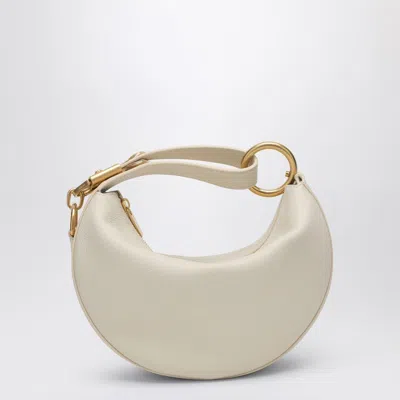 Burberry Knight Calf Leather Shoulder Bag In White