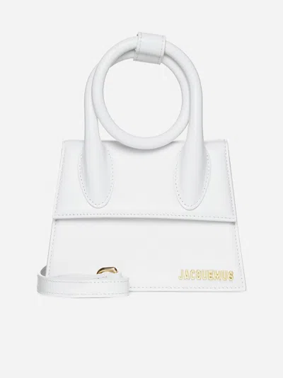 Jacquemus Le Chiquito Noeud Tote Bag In White