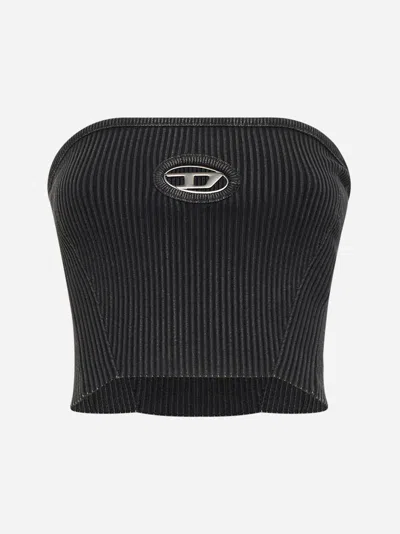 Diesel M-clarksvillex-c Band Top In Black