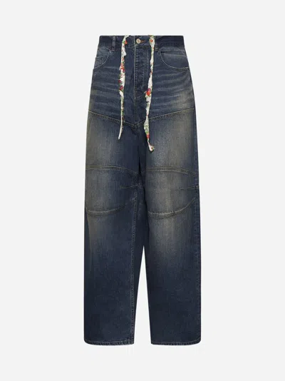Balenciaga Blue Denim George V Baggy Jeans