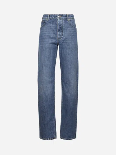 Bottega Veneta Mid Blue Denim Straight Jeans