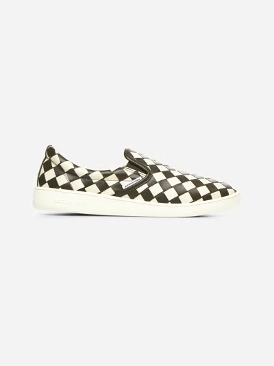 Bottega Veneta Men Sawyer Sneaker City Calfskin Bicolor In White