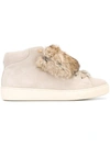 Moncler 'angele' Hi-top Sneakers - Neutrals In Neutrals