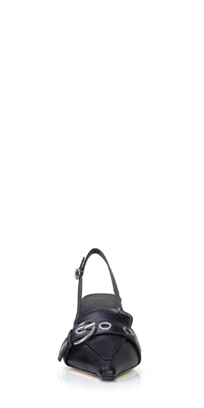 Aeyde Tara Eyelet Slingbacks