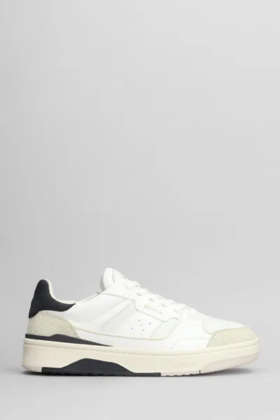 Axel Arigato Clay Sneaker Sneakers In White Suede And Leather In White