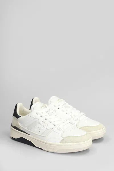 Axel Arigato Clay Sneaker Sneakers In White Suede And Leather In White