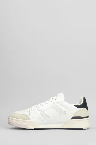 Axel Arigato Clay Sneaker Sneakers In White Suede And Leather In White