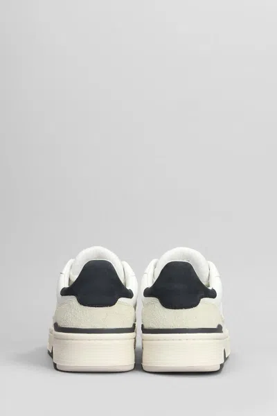 Axel Arigato Clay Sneaker Sneakers In White Suede And Leather In White