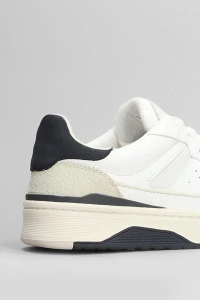 Axel Arigato Clay Sneaker Sneakers In White Suede And Leather In White