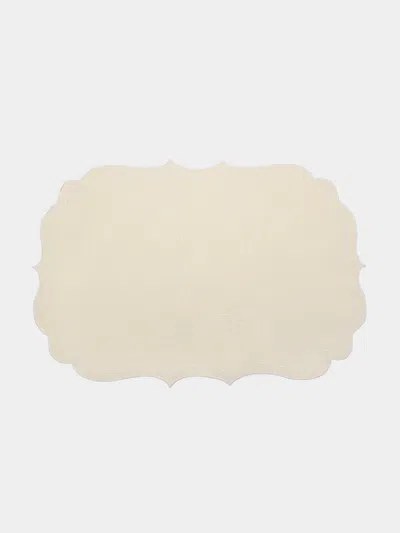 La Gallina Matta Ninette Linen Placemats (set Of 4)  Abask Gift Set