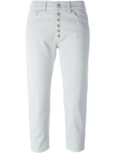Shop Dondup Surie Trousers In White