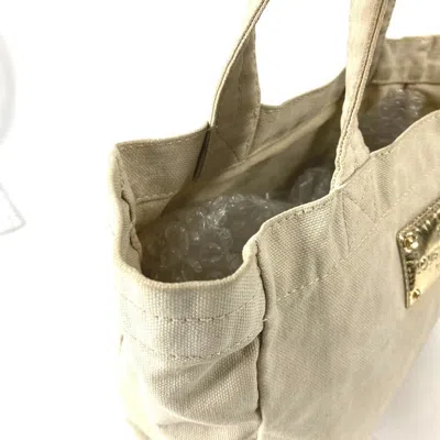 Pre-owned Louis Vuitton Beige Canvas Handbag Tote Bag ()