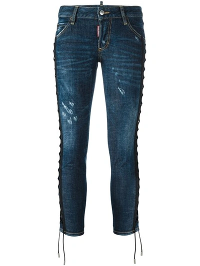 Dsquared2 'deana' Lace Effect Jeans