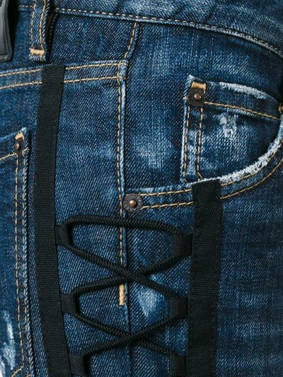 Dsquared2 'deana' Lace Effect Jeans