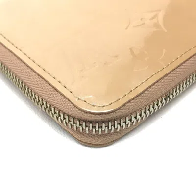 Pre-owned Louis Vuitton Beige Leather Long Wallet (bi-fold) ()