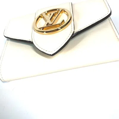 Pre-owned Louis Vuitton Beige Leather Wallet (tri-fold) ()