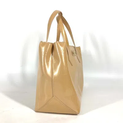 Pre-owned Louis Vuitton Beige Rose Florentin Monogram Vernis Handbag Tote Bag () In Beige, Rose Florentin