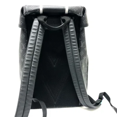 Pre-owned Louis Vuitton Black Backpack ()