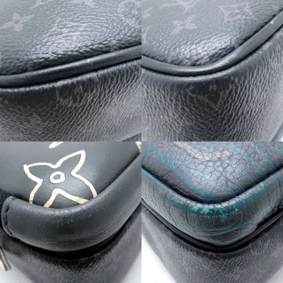 Pre-owned Louis Vuitton Black Canvas Leather Shoulder Bag ()