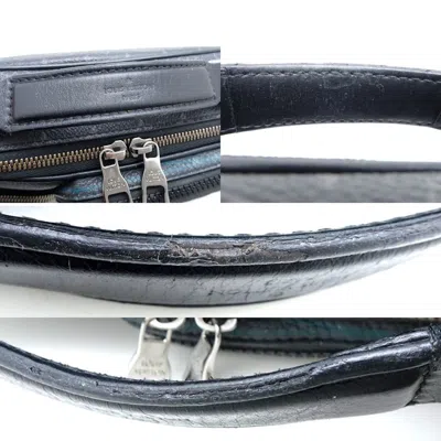 Pre-owned Louis Vuitton Black Canvas Leather Shoulder Bag ()