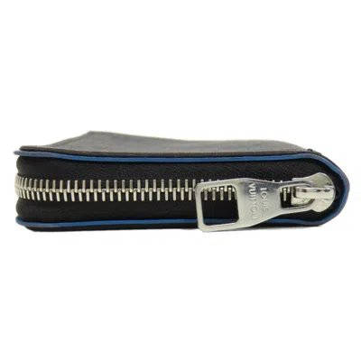 Pre-owned Louis Vuitton Black Damier Graphite Long Wallet (bi-fold) ()