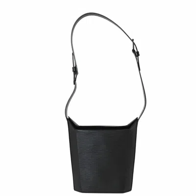 Pre-owned Louis Vuitton Black Epi Leather Handbag Shoulder Bag ()