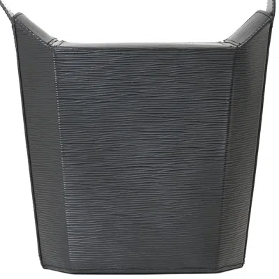 Pre-owned Louis Vuitton Black Epi Leather Handbag Shoulder Bag ()