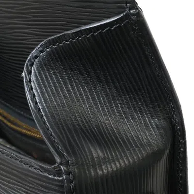 Pre-owned Louis Vuitton Black Epi Leather Pochette Shoulder Bag ()