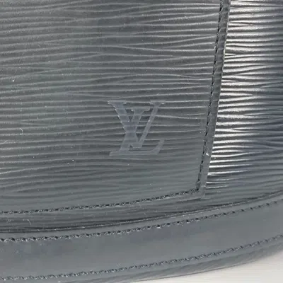 Pre-owned Louis Vuitton Black Leather Backpack ()