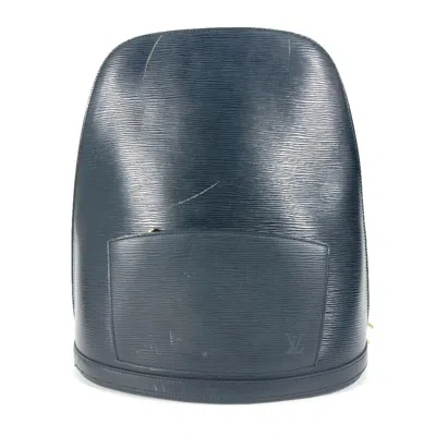 Pre-owned Louis Vuitton Black Leather Backpack ()
