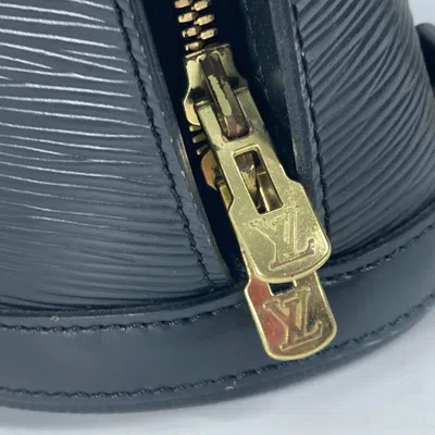 Pre-owned Louis Vuitton Black Leather Backpack ()