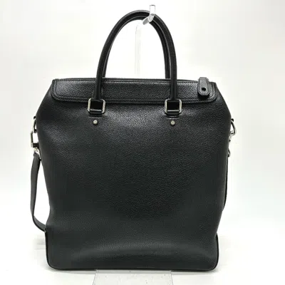 Pre-owned Louis Vuitton Black Leather Tote Bag ()