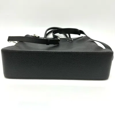 Pre-owned Louis Vuitton Black Leather Tote Bag ()