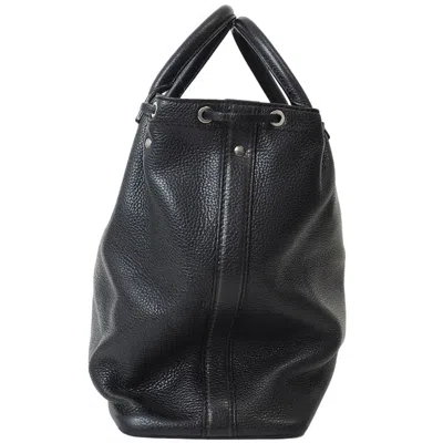 Pre-owned Louis Vuitton Black Leather Tote Bag ()