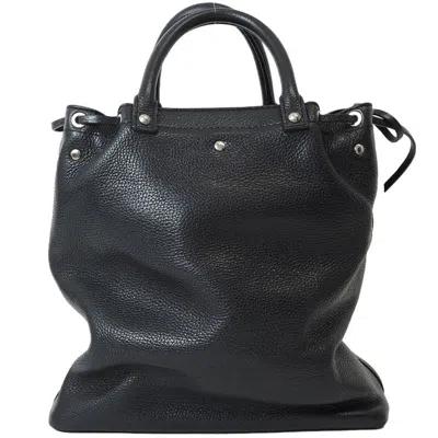 Pre-owned Louis Vuitton Black Leather Tote Bag ()