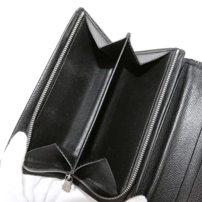 Pre-owned Louis Vuitton Black Leather Wallet (bi-fold) ()