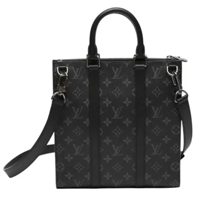 Pre-owned Louis Vuitton Black Monogram Eclipse Canvas Shoulder Bag Tote Bag () In Black, Monogram Eclipse