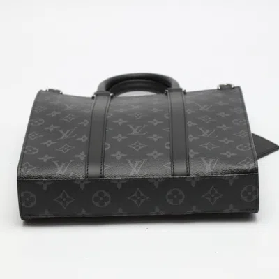 Pre-owned Louis Vuitton Black Monogram Eclipse Canvas Shoulder Bag Tote Bag () In Black, Monogram Eclipse
