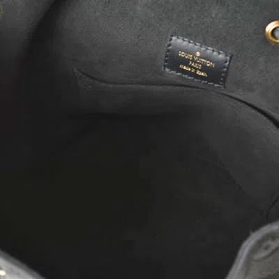 Pre-owned Louis Vuitton Black Monogram Empreinte Leather Backpack ()