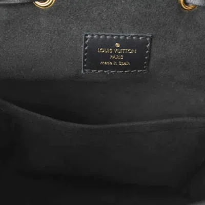 Pre-owned Louis Vuitton Black Monogram Empreinte Leather Backpack ()