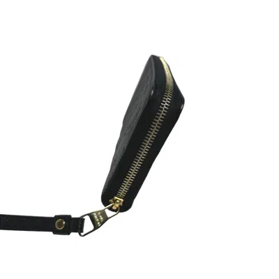 Pre-owned Louis Vuitton Black Monogram Empreinte Long Wallet (bi-fold) ()