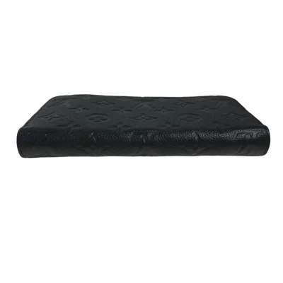 Pre-owned Louis Vuitton Black Monogram Empreinte Long Wallet (bi-fold) ()