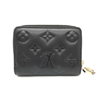 Pre-owned Louis Vuitton Black Monogram Mat Wallet (bi-fold) ()