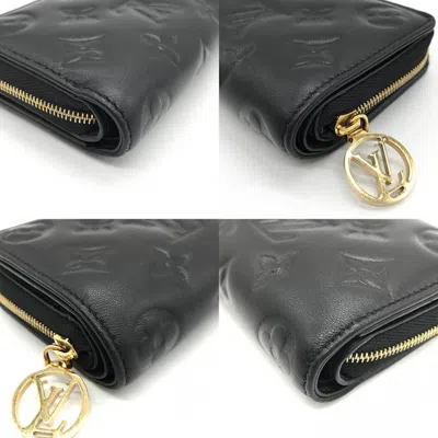 Pre-owned Louis Vuitton Black Monogram Mat Wallet (bi-fold) ()