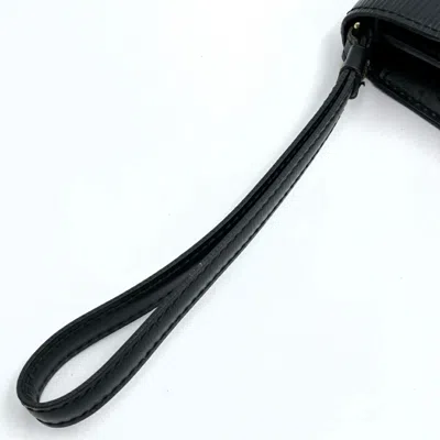 Pre-owned Louis Vuitton Black Noir Epi Leather Clutch Bag () In Black, Noir