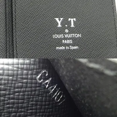 Pre-owned Louis Vuitton Black Noir Epi Leather Long Wallet (bi-fold) () In Black, Noir