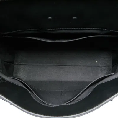 Pre-owned Louis Vuitton Black Noir Leather Handbag Shoulder Bag () In Black, Noir